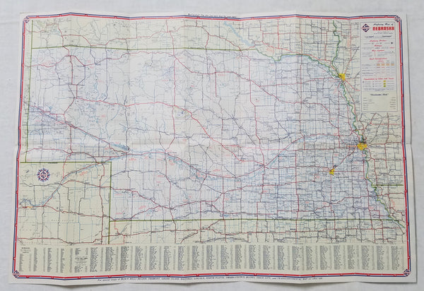 SET OF 2 VINTAGE 1960'S SKELLY GAS & OIL ROAD MAPS--GAS STATION!