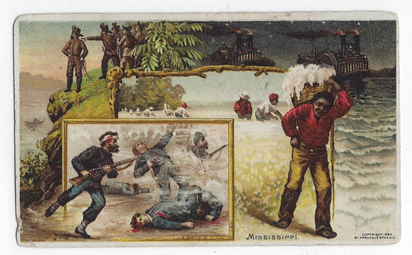 1892 ARBUCKLE COFFEE ADVERTISING TRADE CARDS--UNITED STATES & TERRITORIES SERIES!